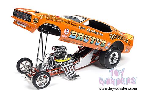 1971 Rutus Ford Mustang Nhra Funny Car Aw1169 118 Scale Auto World