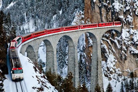 Is The Most Beautiful Railway In The World Snow Addiction News