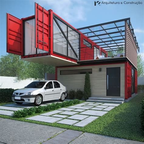 Casa Container Mr Arquitetura E Construção Sketchup 3dmax Vray
