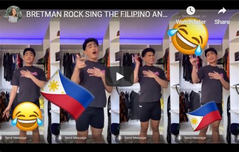Pinoy Youtuber Bretman Rock Dancing On Lupang Hinirang Viral Banned Video Watch It Here