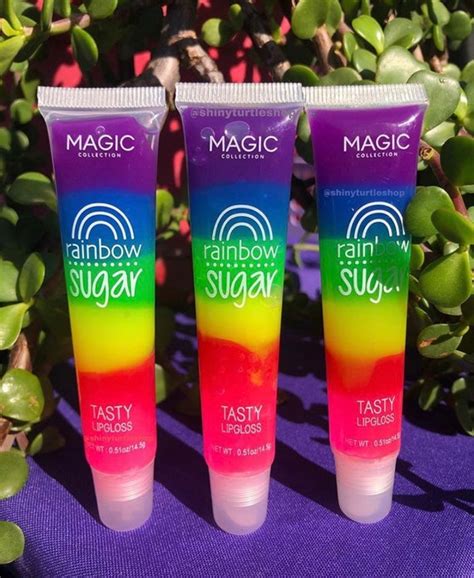 Magic Collection Rainbow Sugar Lip Gloss Scented Lip Gloss Etsy