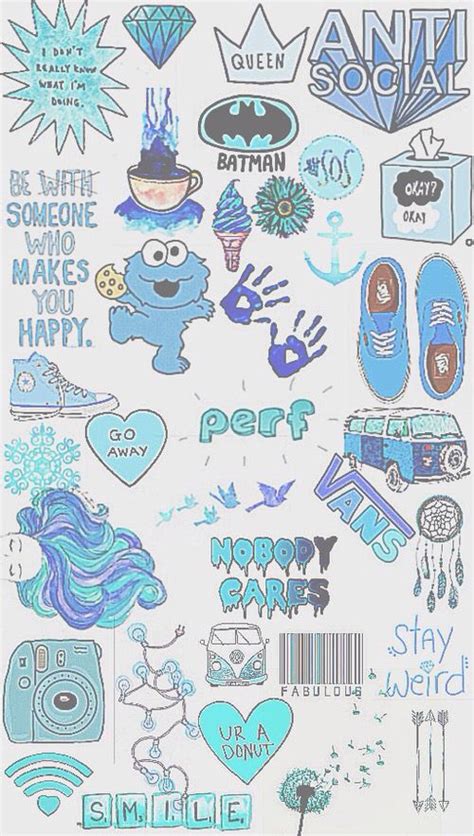 Stickers Aesthetic Wallpaper