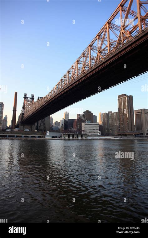 Queens Borough Bridge New York Stock Photo Alamy