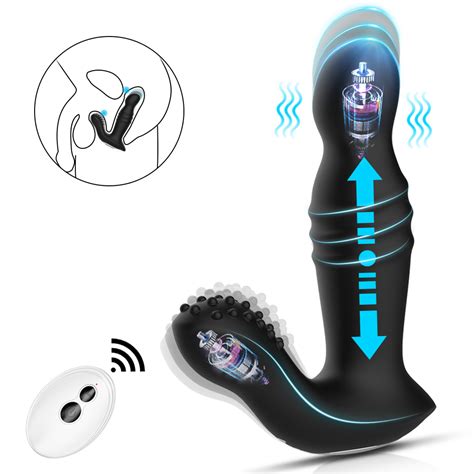 Newly Upgraded 4th Generation Retractable Prostate Massager With Anal
