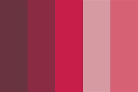 Deep Autumn Pink Tones Color Palette