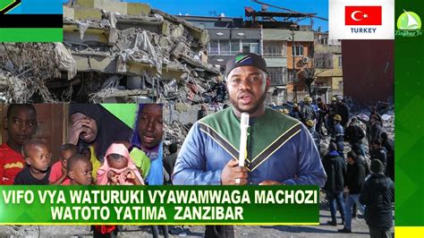 Vifo Vya Waturuki Vyawamwaga Machozi Watoto Yatima Zanzibar Youtube