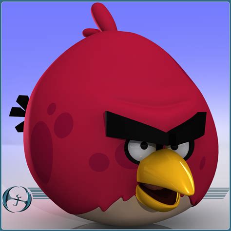 Angry Bird Free 3d Model Blend Free3d