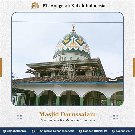 Masjid Darussalam Sumenep Jawa Timur Qoobah