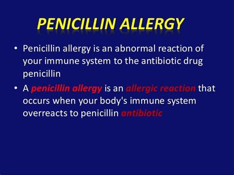 Penicillin Allergy