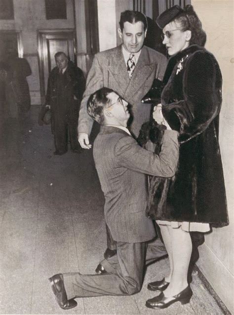 A Man Begging For His Wifes Forgiveness Inside Divorce Court Chicago Ca 1948 Divorce Court