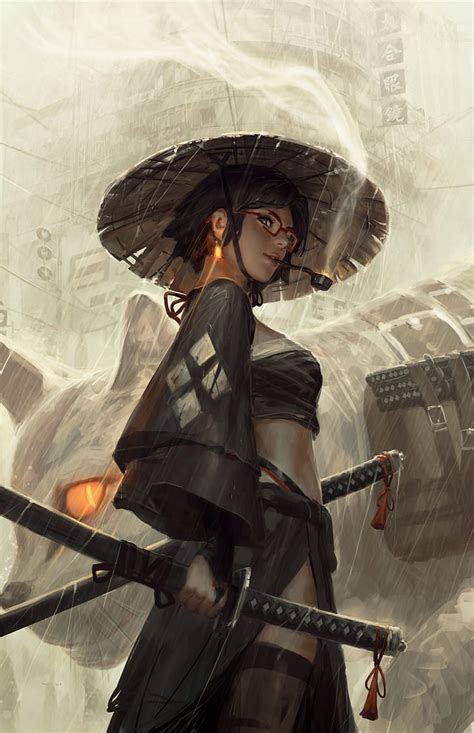 Japanese Samurai Warrior Woman