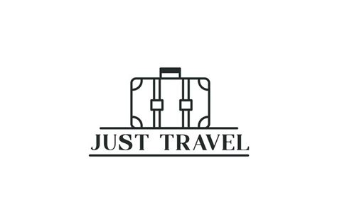 Just Travel Unique Logo Business Advertising Design Retail Logos