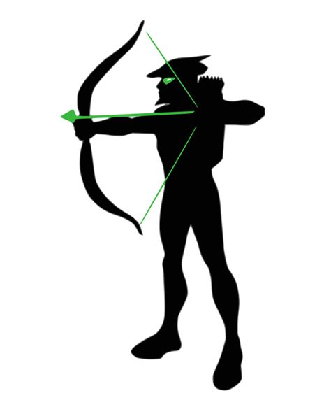 Green Arrow Silhouette By Viscid2007 On Deviantart