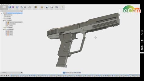 Modelling An Odst Pistol In Fusion360 Youtube