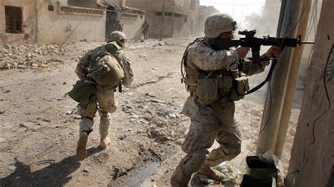 Us Marines In Battle Of Fallujah Urban Combat Footage Iraq War