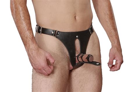 Ledapol Product Bondage Leather Penis Harness