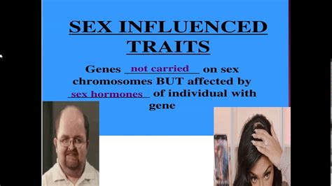 Sex Influenced And Sex Limited Traits Youtube
