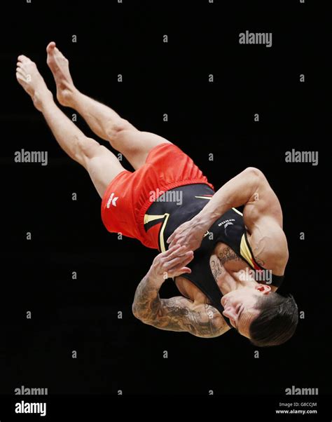 Germany S Marcel Nguyen Competes On The Floor Exercise During Day Three
