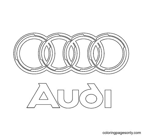 Car Logo Coloring Pages Free Printable Coloring Pages