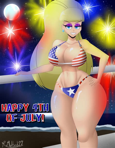 Rule 34 1girls 4th Of July American Flag American Flag Bikini Big