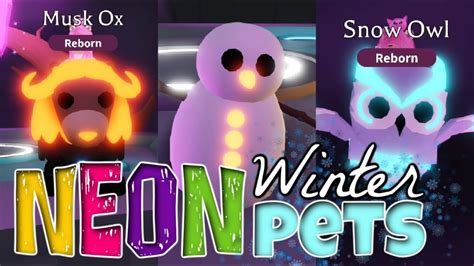 Alle Meine Winter Pets Neon Machen 😱 Snow Owl • Musk Ox • Snowman