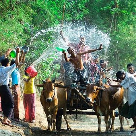 Myanmar New Year Water Festival Thuta Travel