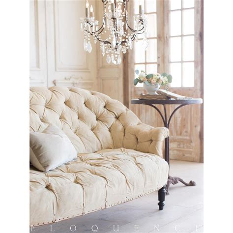 Eloquence French Country Style Antique Sofa 1880 Kathy Kuo Home