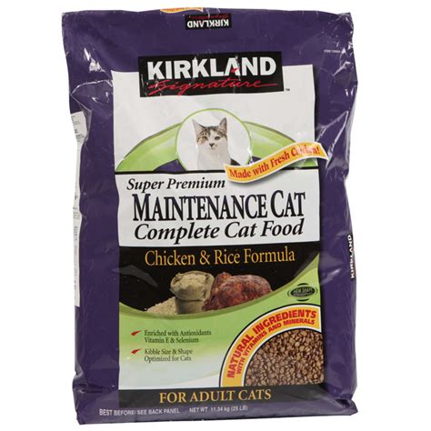 Costco has just 3 dry cat food offerings. Kirkland Signature Super Premium Adult Complete Cat Food ...