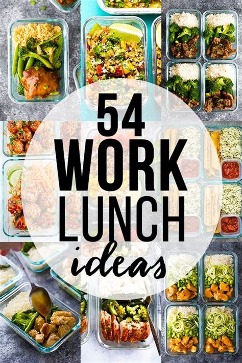 54 Healthy Lunch Ideas For Work