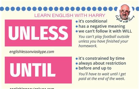 Difference Between Unless And Until • Learn English With Harry 👴