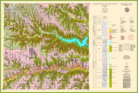 Kgs Geologic Map Russell Large Size