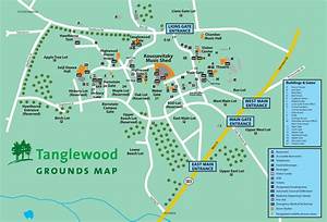 Tanglewood Grounds Map
