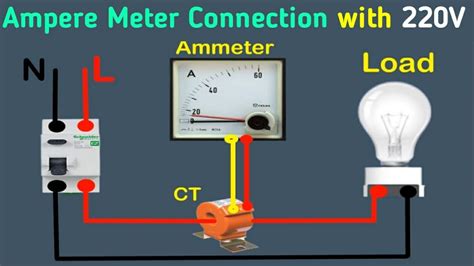 Single Phase Ampere Meter Connection Ampere Meter Kaise Check Kare