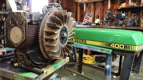 John Deere 400 Garden Tractor Restoration Start To Finish Youtube
