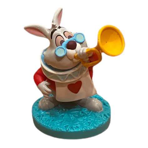 Alice In Wonderland White Rabbit 3” Pvc Cake Topper Figure Figurine Disney New 13 50 Picclick