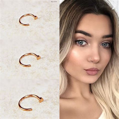 Continuous Hoop Nose Ring Ph