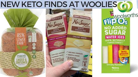 Woolworths Keto Grocery Haul New Keto Products Australia YouTube