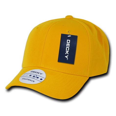Decky Decky Snapback Curve Bill Classic Baseball Hats Hat Caps Cap