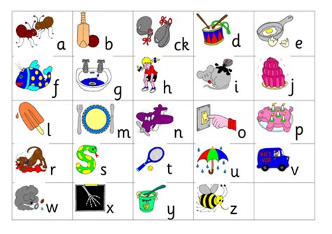 When teaching a phonics skill it's often helpful to use a key word and picture to help the students remember the sound to the letter combinations. Library of jolly phonics clip art transparent download png files Clipart Art 2019
