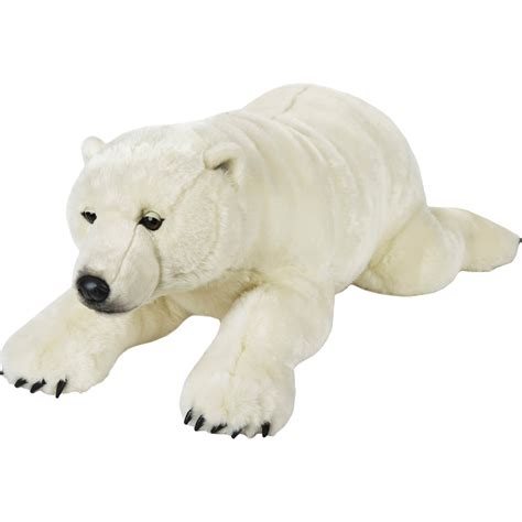 National Geographic Plush Giant Polar Bear Stuffed Animals Baby