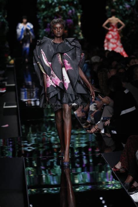 Duckie Thot Walks The Runway At The Moschino Ready To Wear Spring