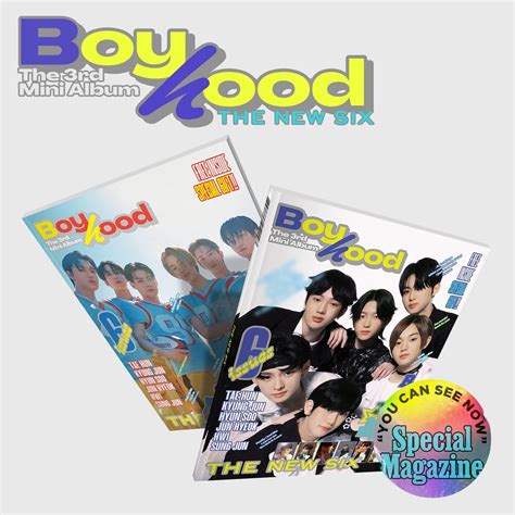 Pre Order The New Six Tnx 3rd Mini Album Boyhood