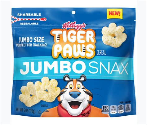 News Kelloggs Jumbo Snax Cereal Snacks