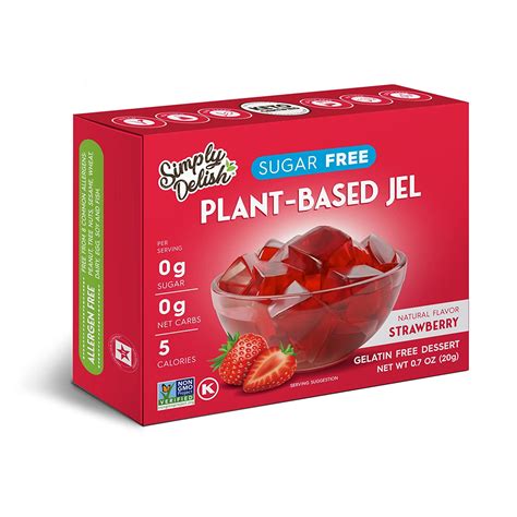 Simply Delish Natural Jel Dessert Sugar Free 03 Oz 6 Pack Fat