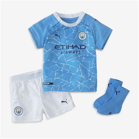 Puma Manchester City 2021 Baby Heimset Hellblaupeacoat Kinder