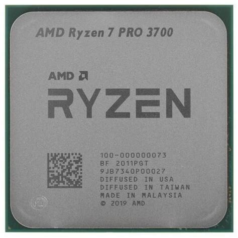 Процессор Amd Ryzen 7 Pro 3700 36ghz32m 100 000000073 Sam4 Tray
