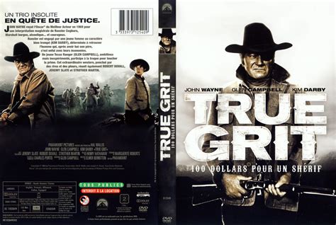 Jaquette DVD de True Grit 100 dollars pour un sherif Cinéma Passion