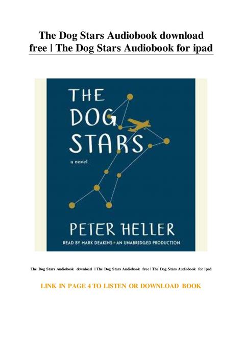 The Dog Stars Audiobook Download Free The Dog Stars Audiobook For I
