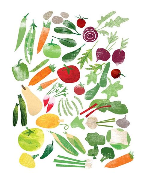 Fruit And Vegetable Print Listing69845438garden