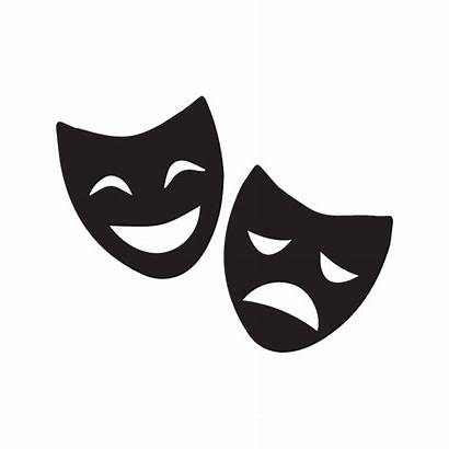 Masks Transparent Theatre Mask Theater Drama Clipart